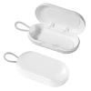 2 Pcs Earplug Cases, Ear Plug Holder Cases Only Portable Earplug Case Mini Plastic Earplug Organizer Storage Accessories Case Earplug Carrying Case Keychain for Travel Camping Business (White) view 1