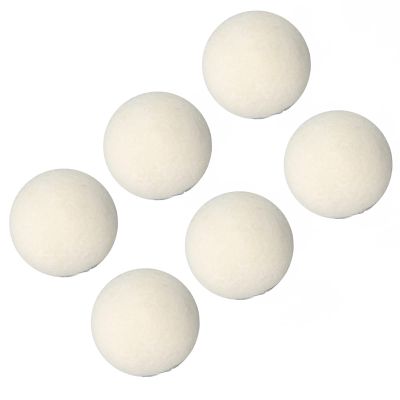 Wool Dryer Balls,12Pcs Drying Balls for Laundry,Reusable Laundry Balls Fabric Softener High Density Adsorb Impurities Reduce Static Electricity Laundry Wool Balls (5cm)