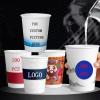 100 PCS 7 oz/9 oz Custom Paper Cups, Personalized Disposable Cups with Photo/Logo/Text, Personalized Disposable Paper Coffee Cups for Office, Christmas Party, Wedding Events (7oz) view 2