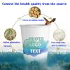 100 PCS 7 oz/9 oz Custom Paper Cups, Personalized Disposable Cups with Photo/Logo/Text, Personalized Disposable Paper Coffee Cups for Office, Christmas Party, Wedding Events (7oz) view 4