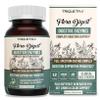 Flora Digest - 3-in-1 Max Strength Digestive Enzymes + Gut Surviving Probiotics & ButyraGen Postbiotic for Optimal Digestion, Bloating Relief, Regularity, Gut Lining & Colon Support - (60 Capsules) view 1