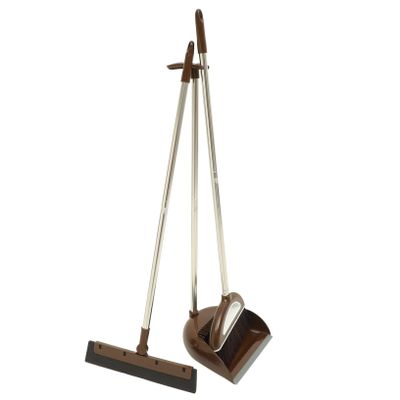 UTHCLO Dust Mop for Home Broom and Shovel Combo Long Handle Dustpan House Cleaning Supplies for Indoor Outdoor