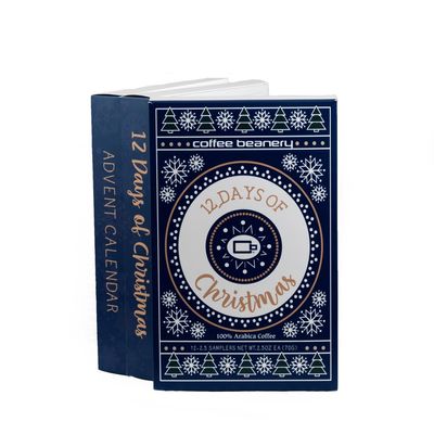 12 Days of Christmas Decaf Coffee Advent Calendar | 2025 Decaf Limited Flavored Coffee, 12 (2.5oz) Ground Coffee Bags, Swiss Water Process Decaf