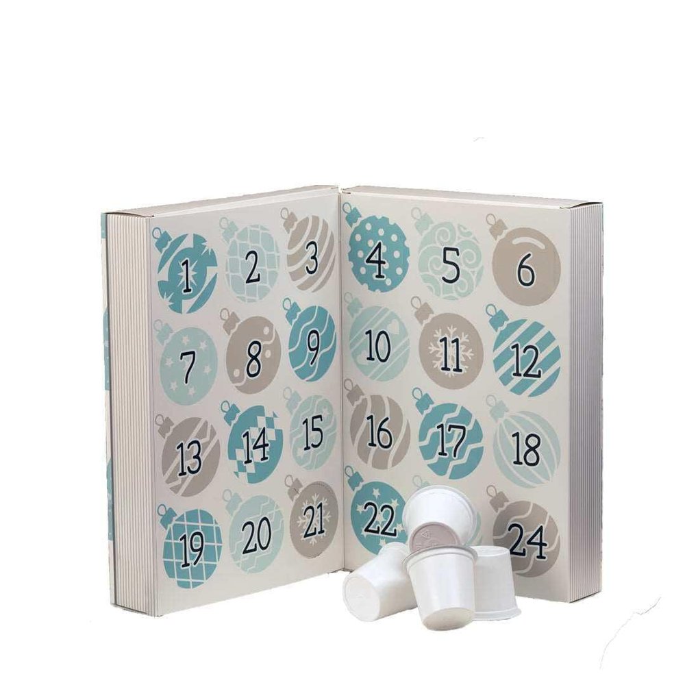 24 Days of Christmas Decaf Coffee Pods Advent Calendar | 2025 Limited Flavored Coffee