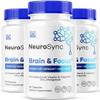 (3 Pack) NeuroSync Brain Capsules, Neuro Sync Brain & Focus, NeuroSync Brain, NeuroSync Advanced Formula Capsules, NeuroSync Brain Supplement, 180 Capsules for 3 Months