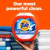 Tide Oxi Boost Power PODS Laundry Detergent Pacs, 57 Count, Set-In Stain Removal + Oxi Power, laundry soap detergent pacs view 2