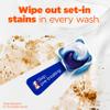 Tide Oxi Boost Power PODS Laundry Detergent Pacs, 57 Count, Set-In Stain Removal + Oxi Power, laundry soap detergent pacs view 3
