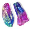 Crystals, Rocks, Jade, Crystals and Healing Stones, Witchcraft Supplies, Healing Crystals, Stones, Healing Stones, Rock Collection, Agate, Raw Stones (Pink-Tanzine Aura Quartz, 2 Pcs) view 1