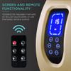 Best Choice Products Heated Shiatsu Foot Massager for Pain Relief, Plantar Fasciitis, Neuropathy, Blood Circulation w/Compact Design - Gold view 4