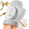 adomii Hand Massager with Heat and Compression, Hand Massager for Arthritis and Carpal Tunnel, Hand Massagers for Muscles, Hand Therapy with 5 Intensity &3 Modes &3 Heat Levels, Gifts for Women,White view 1