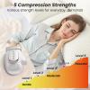 adomii Hand Massager with Heat and Compression, Hand Massager for Arthritis and Carpal Tunnel, Hand Massagers for Muscles, Hand Therapy with 5 Intensity &3 Modes &3 Heat Levels, Gifts for Women,White view 2