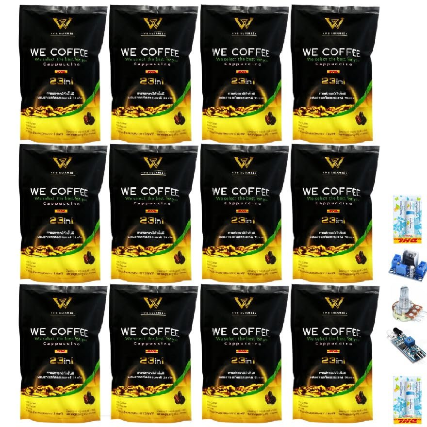 15 Sachets/Pack (300g) Intense Fruit Snack Much Mellow WeCoffee 23in1 Arabica Roasted Coffee Delicious Set 12 D181 By Thaigiftshop [Get Free Tomato Facial Mask]