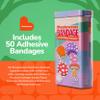 BioSwiss Bandages, Mushroom Shaped Self Adhesive Bandage Set, Latex Free, Sterile Wound Care, 50 Count view 2