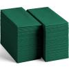 200-Pack Disposable Linen-Feel Green Napkins, 12" x 17" Cloth-Like Paper Dinner Napkins For Christmas, Wedding, Bathroom, Party Or Event view 1