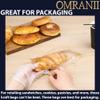 Kraft Paper Sandwich Bag with Window | 80 GSM, 5.75 X 2.75 X 9.5 & 100 Bags | Kraft with OPP Material, Packaging for Fresh Delights | Natural Kraft Paper, Heat Sealable Short Baguette Bags view 4