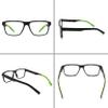 IVNUOYI 3 Pairs Reading Glasses Sports Style Frames with Spring Hinges, Flexible Blue Light Blocking Readers for Men and Women +3.00 view 3
