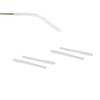 Eyeglasses End Tips Ear Sock Pieces Silicone Eyewear Anti-Slip Comfort Replacement Sleeve Metal Glasses Legs view 1