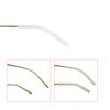 Eyeglasses End Tips Ear Sock Pieces Silicone Eyewear Anti-Slip Comfort Replacement Sleeve Metal Glasses Legs view 3