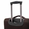 3-piece Lightweight and Stylish Travel Luggage, 20 Inches, 26 Inches, 30 Inches. Durable and Easy To Carry, Multi-level Telescopic Handle, Ergonomic, Suitable for Men and Women To Travel, Coffee Color view 2