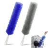 2 Pcs Cobweb Duster, Bendable Fan Duster, Plastic Fan Cleaner Brush,Microfiber Head Dusting Brush, Reusable Dust Remover for Air Conditioning Shutters,Ceiling Fan Blades,Air Vents, Curtains, Cars view 1