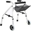 GenSDH Cerebral Palsy Walker Child, Foldable Aluminum Children's Walker, Adjustable Height Walking Standing Frame,for Child Lower Limb Rehabilitation Standing view 1