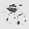 GenSDH Cerebral Palsy Walker Child, Foldable Aluminum Children's Walker, Adjustable Height Walking Standing Frame,for Child Lower Limb Rehabilitation Standing view 2