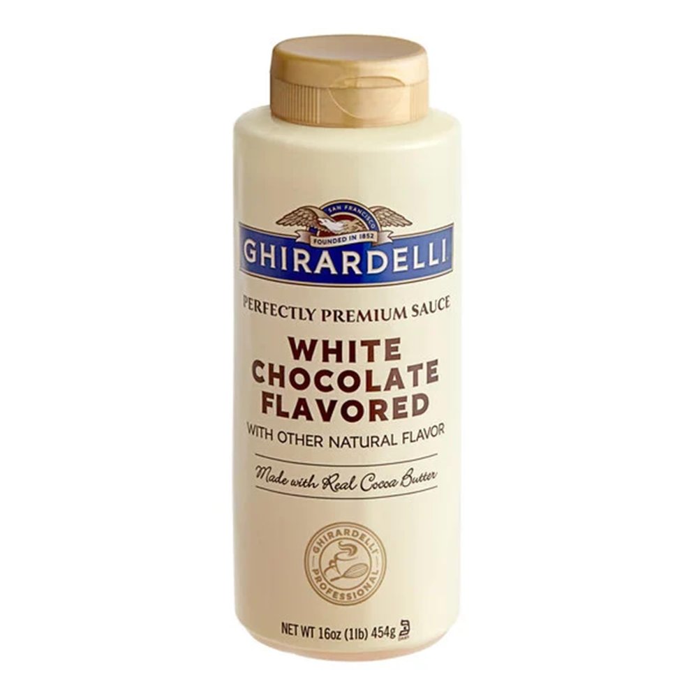 12 fl. oz. (16 oz.) White Chocolate Flavoring Sauce WS-40861284-NF