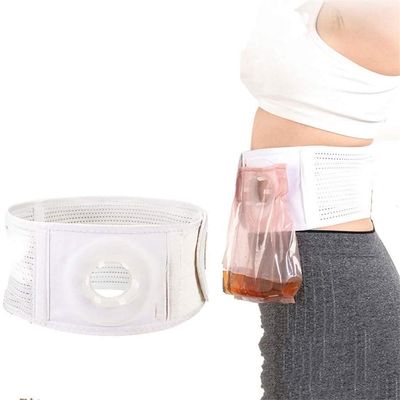 Yyuoqafn Medical ostomy Belt Hernia Support Belt for Waist Abdominal with Stoma Opening Abdominal Binder Waist Support Belt Hernia Belt (Color : 4cm Size : Large) (3cm X)