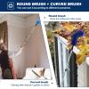 Cobweb Duster with Extension Pole, Long Handle Spider Web Brush, Reusable Cobweb Brush, Detachable Spider Web Cleaner Tool for Ceiling Fan Furniture Home Blue (01) view 3