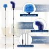 Cobweb Duster with Extension Pole, Long Handle Spider Web Brush, Reusable Cobweb Brush, Detachable Spider Web Cleaner Tool for Ceiling Fan Furniture Home Blue (01) view 4