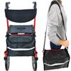 10266 Nitro rollator walker bag,Shoulder Bag,Replacement Bag for Nitro Aluminum Rollator and Transport Chair Combination Unit,Comes with shoulder strap for carrying.1026633,1026610,Black,1Ea view 2