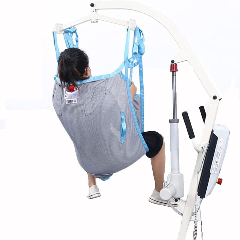 LEGGKKWY Patient Lift Sling, Mesh Bathroom Unit, Patient Lifter, Split Leg Sling for Transfer from Bed to Wheelchair, Deck Chair, Shower Chair Or Toilet Medium, Rehabilitation Aids(Large)