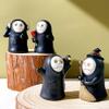 Ghost ornaments skull wizard faceless horror ornaments home desktop resin ornaments (d style) view 3