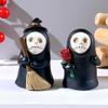 Ghost ornaments skull wizard faceless horror ornaments home desktop resin ornaments (a style) view 4