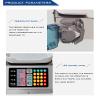 Liquid Filling Machine, Automatic Weighing Peristaltic Liquid Filling Machine, Filling Range 2-300g, Automatic Start and Stop, Speed Reduction, Peeling, Power-Off Memory Function view 3