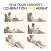 BDEUS 4-PCS Orthopedic Bed Wedge Pillow Set for Post-Surgery Recovery & Pain Relief - Adjustable Foam Support Pillows for Back, Leg, Neck & Shoulder Pain. Triangle Body Wedges for Sleeping, Sitting Up view 2
