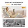 BDEUS 4-PCS Orthopedic Bed Wedge Pillow Set for Post-Surgery Recovery & Pain Relief - Adjustable Foam Support Pillows for Back, Leg, Neck & Shoulder Pain. Triangle Body Wedges for Sleeping, Sitting Up view 3
