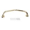 Shower Grab Bar, 17in Thick Anti Slip Bathroom Handrails Curved Bathtub Grab Bar Stainless Steel Handicap Grab Bars for Wall view 1