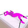 Bed Restraint Straps King Matress Adult Play Sex Ties Downs Ankles and Wrists for Adults Couples Queen Size Bed Restraints for Bed Spreader Bar Bonage Kit Sex Chain Handcuff Set for Bedroom Sweater view 1