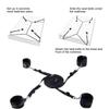 Bed Restraint Straps King Matress Adult Play Sex Ties Downs Ankles and Wrists for Adults Couples Queen Size Bed Restraints for Bed Spreader Bar Bonage Kit Sex Chain Handcuff Set for Bedroom Sweater view 4