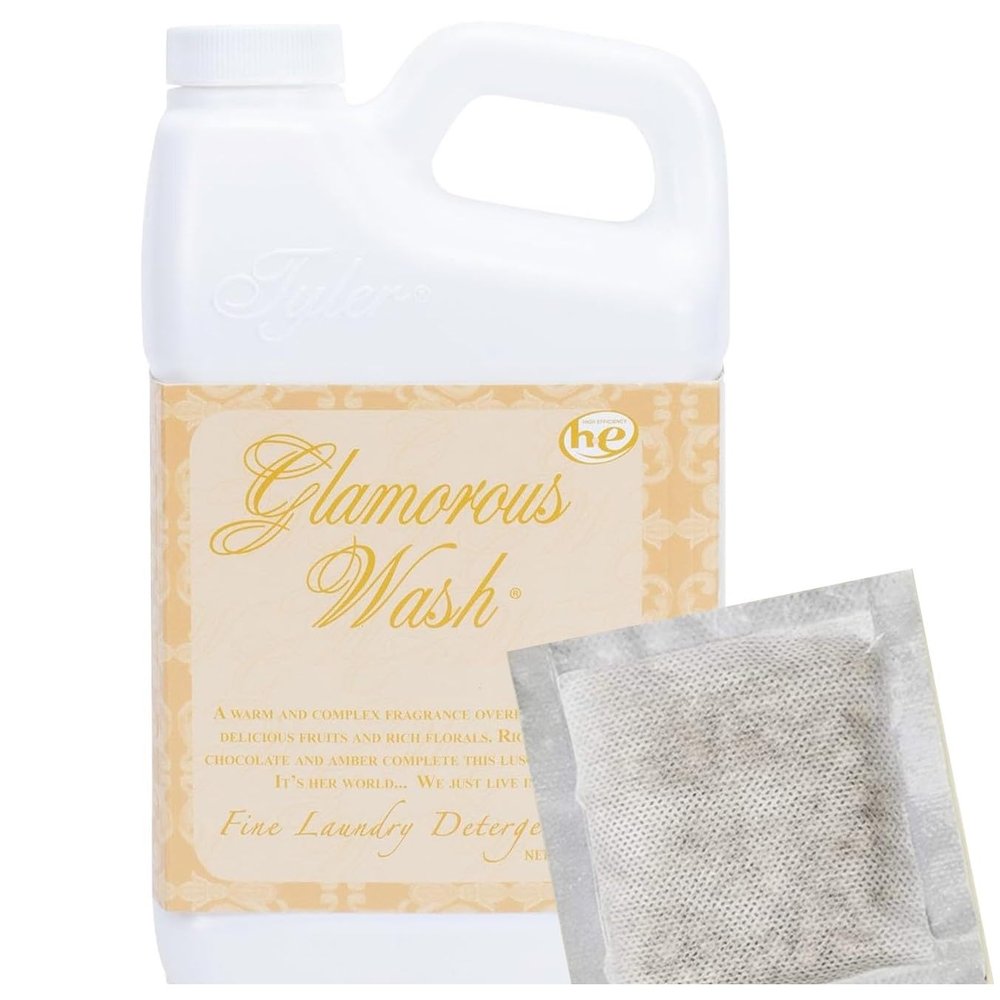 Tyler Candle Company, Detergent Wash, Liquid, Diva, 907g. /with Dryer Sachet Single Pouch
