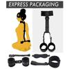 Bed Bonage Restraints Sex Adults King Size Bed Straps Restraints for Ankles and Wrist Queen Size Bed Sex Tie Downs for Adult Couple Sex Hand Cuffs Set for Bedroom Blindfolds Toys Adult Play Sweater view 4