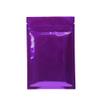 1000 Customized Printed Mylar Bags Design Logo Flat Resealable Zipper Pouches for Small Business, Pop Up Shop, Parties (Glossy Purple, 2.95 inch x 3.94 inch) view 2
