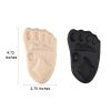 4 Pairs Metatarsal Pads for Women Foam Ball of Foot Cushions for Pain Relief and Comfort 2 Beige and 2 Black view 2