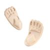 4 Pairs Metatarsal Pads for Women Foam Ball of Foot Cushions for Pain Relief and Comfort 2 Beige and 2 Black view 3