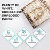 2.2 LB White Shredded Paper for Gift Baskets, Perfect as Crinkle Paper and Basket Filler for Gift Wrapping, Handmade Decorations, Birthdays,Weddings, Anniversaries, Valentines Day, and other occasions view 3