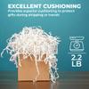 2.2 LB White Shredded Paper for Gift Baskets, Perfect as Crinkle Paper and Basket Filler for Gift Wrapping, Handmade Decorations, Birthdays,Weddings, Anniversaries, Valentines Day, and other occasions view 4
