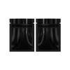 1000 Customized Printed Mylar Bags Design Logo Flat Resealable Zipper Pouches for Small Business, Pop Up Shop, Parties (Glossy Black, 3.94 inch x 5.91 inch) view 1