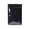 1000 Customized Printed Mylar Bags Design Logo Flat Resealable Zipper Pouches for Small Business, Pop Up Shop, Parties (Glossy Black, 3.94 inch x 5.91 inch) view 2