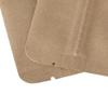 1000 PCS Custom Personalization Brown Kraft Mylar Foil Flat Resealable Zipper Seal Bags for Food Storage, Tea Bags, Parties, Small Businesses (3.54 inch x 5.51 inch) view 3